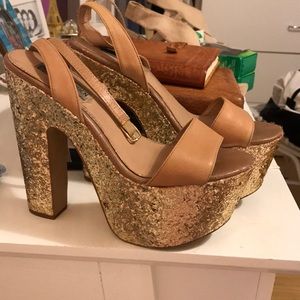 Steve Madden glitter pumps